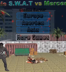 Battle SWAT vs Mercenary Remaster Gameplay Images 1