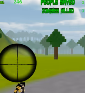 Block Craft Defense Zombie Drop Gameplay Images 2