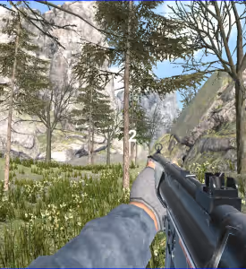 Soldier of Ruins FPS Game in Temple Gameplay Images 2