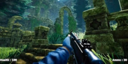  Soldier of Ruins FPS Game in Temple online
